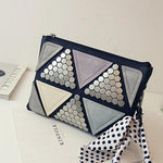 Candy Color Triangles Clutch