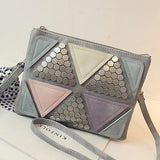 Candy Color Triangles Clutch