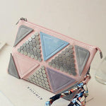 Candy Color Triangles Clutch