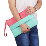 Candy Color Wristlet Clutch