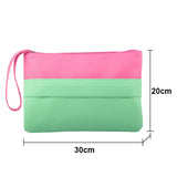 Candy Color Wristlet Clutch