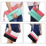 Candy Color Wristlet Clutch