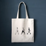 Printed Canvas Tote