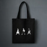 Printed Canvas Tote