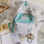 Soft Fabric Simple Backpack