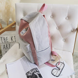 Soft Fabric Simple Backpack