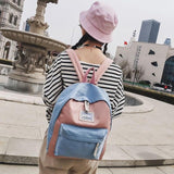 Soft Fabric Simple Backpack