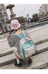 Soft Fabric Simple Backpack