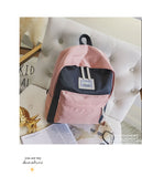 Soft Fabric Simple Backpack