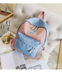 Soft Fabric Simple Backpack