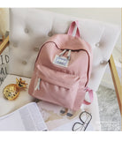 Soft Fabric Simple Backpack