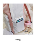 Soft Fabric Simple Backpack