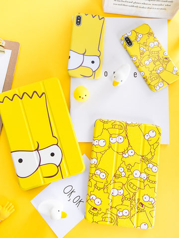 Simpsons Yellow Ipad Case