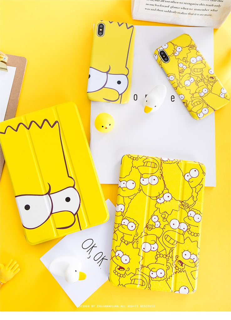 Simpsons Yellow Ipad Case Bagunity Simpsons Yellow Ipad Case Bagunity