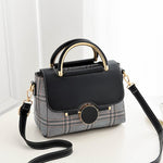 Black Button Bag