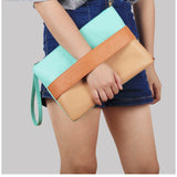 Candy Color Wristlet Clutch