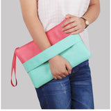 Candy Color Wristlet Clutch