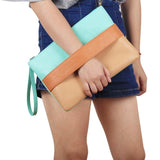 Candy Color Wristlet Clutch