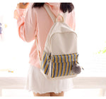 Stripe Pocket Backpack