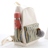 Stripe Pocket Backpack