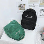 Calligraphy Textile Backpack